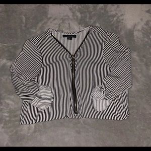 Black n white blouse